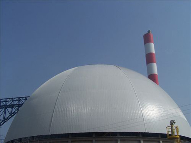 敦化球形发电厂网架工程